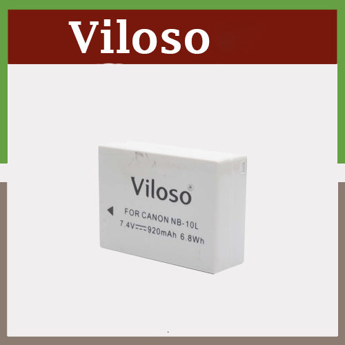 Viloso NB-10L Battery Pack for Canon