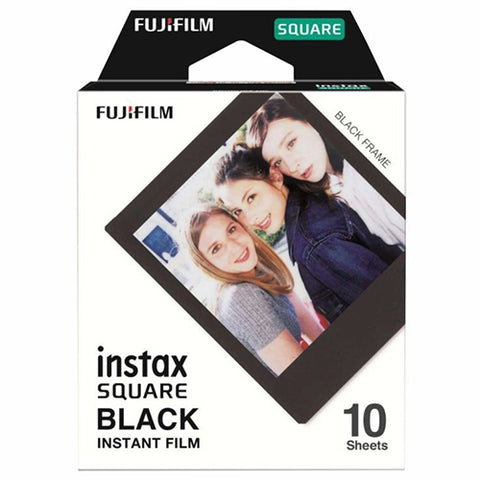 Fujifilm INSTAX SQUARE Black Instant Film (10 Exposures)