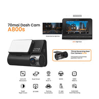 70mai 4K A800S Dash Cam+ Rear Cam