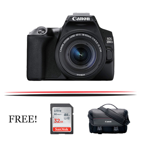 (May Promo)Canon EOS 200D II with EF-S 18-55mm IS STM DSLR Camera