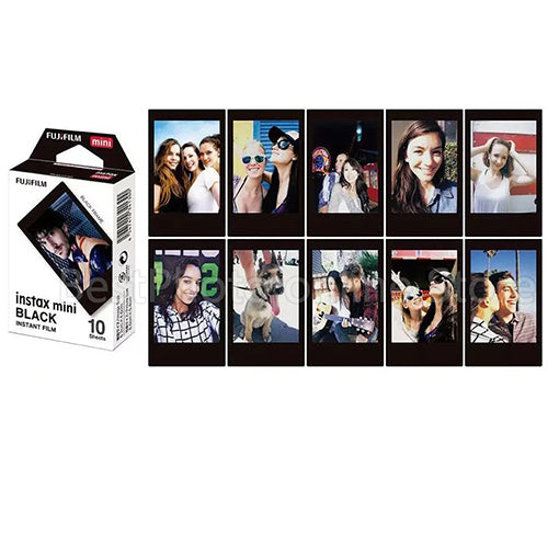 Fujifilm INSTAX Mini Instant Films (Black Frame)