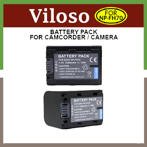 Viloso NP-FH70 Battery for Sony