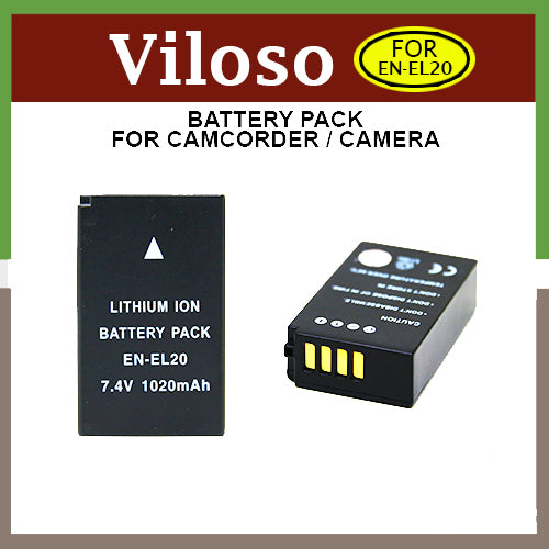 Viloso EN-EL20 Battery for Nikon
