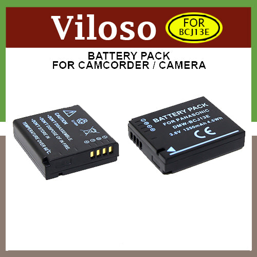 Viloso Battery DMW-BCJ13 DMW-BCJ13GK for Panasonic