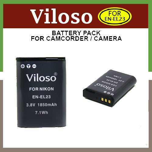 Viloso EN-EL23 Battery for Nikon