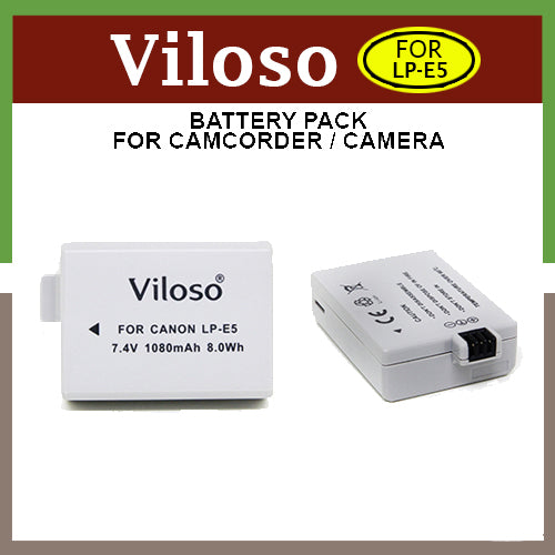 Viloso LP-E5 Battery for Canon