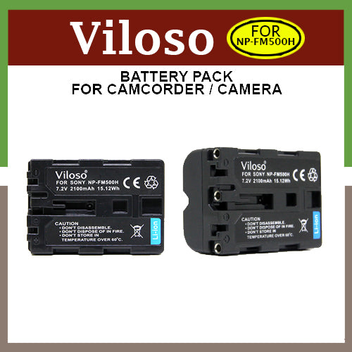 Viloso NP-FM500H Battery for Sony