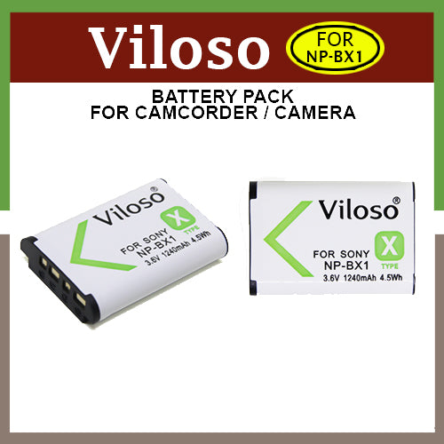 Viloso NP-BX1 Battery for Sony
