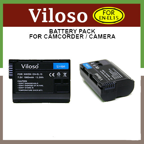 Viloso EN-EL15 Battery for Nikon