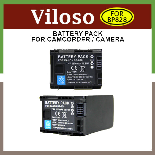 Viloso BP-828 Battery for Canon