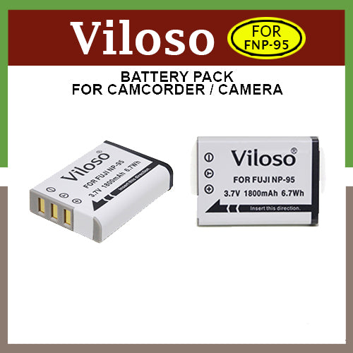 Viloso NP-95 Battery for Fujifilm