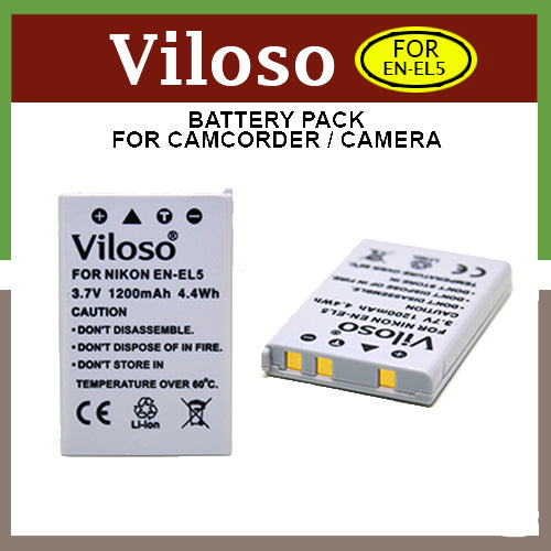 Viloso EN-EL5 Battery for Nikon