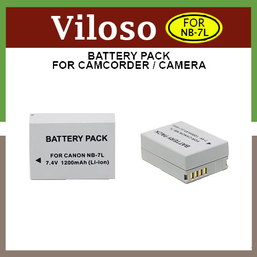 Viloso NB-7L Battery for Canon
