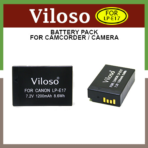 Viloso LP-E17 Battery for Canon