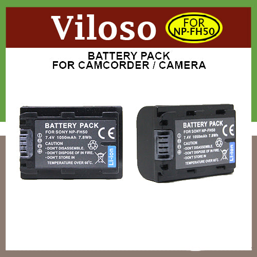 Viloso NP-FH50 Battery for Sony